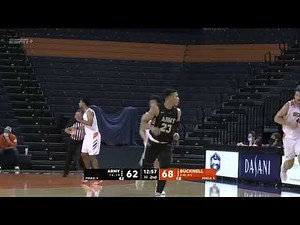 Highlights: Army Men's Basketball at Bucknell 1-4-22