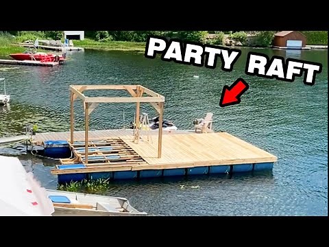 I Built the Ultimate Cheap Blue Barrel Pontoon Build