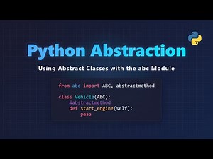 Python Abstraction with Abstract Base Classes (ABCs) - Beginner's Guide