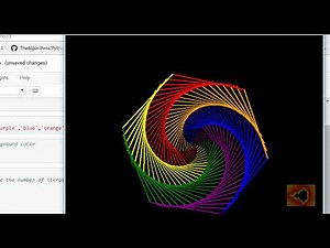 Make a spiral art using python and turtle