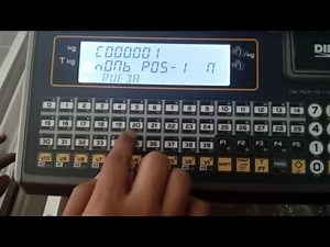 Configuración básica balanza dibal w25 (MSA)