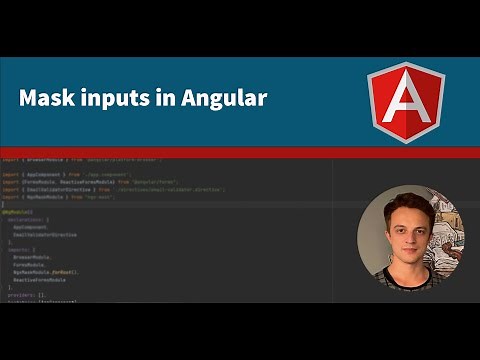 How to mask inputs in Angular?