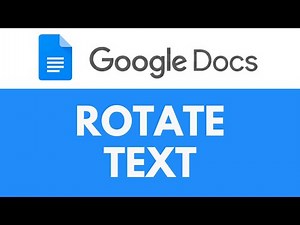How To Rotate Text in Google Docs | Rotate Words and Letters | Google Docs Tutorial