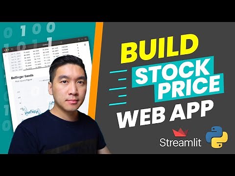 How to build a Stock price web app in Python | Streamlit #20