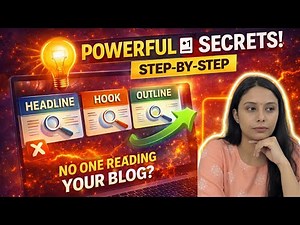 How to Write a Blog Step-by-Step in English | Headline, Hook, Subheadings, AIDA, PAS Framework