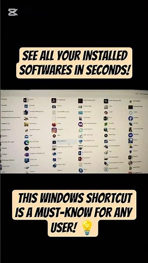 Fastest Way to See ALL Installed Software on Your PC!