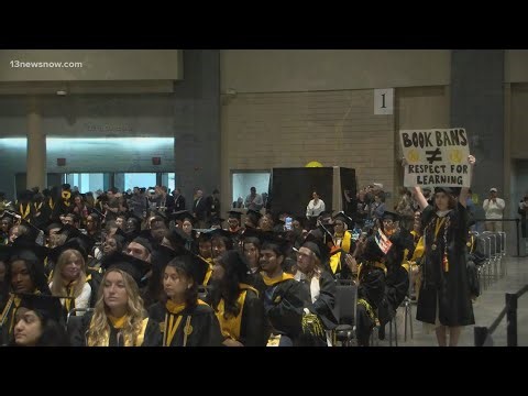 VCU students walk out of graduation after keynote Speaker Gov. Youngkin introduced