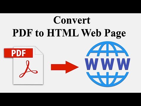How to convert pdf to html web page using adobe acrobat pro dc