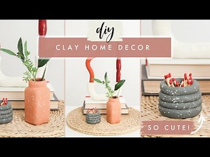 Easy DIY Air Dry Clay Projects | Minimal Aesthetic