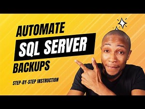 How to schedule SQL Server database backup