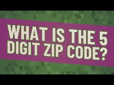 What is the 5 digit zip code?