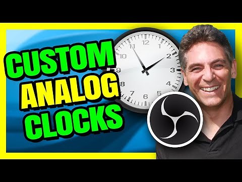 How To Add A Clock On OBS Studio - LUA Script With Multiple Faces Or Design Your Own
