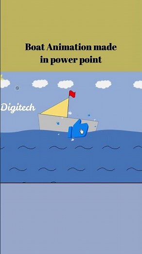 Boat Animation in PowerPoint | A Smooth Sailing Scene