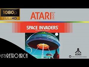 Space Invaders (Atari 2600) - Gameplay (HD 1080p 60FPS)