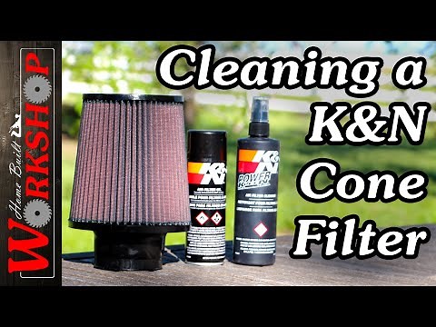 K&N Cone Style Filter Cleaning