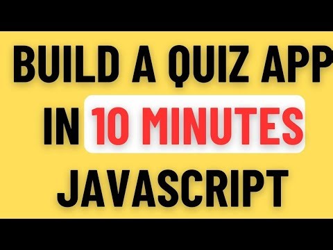 Create QUIZ App Develop In 10 Minutes