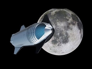 SpaceX Starship Moon Landing