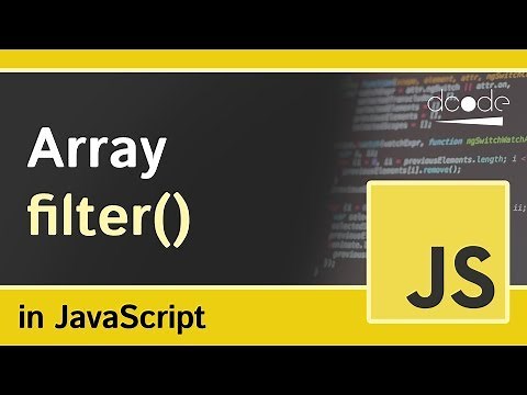 Javascript Tutorial - Array Filter