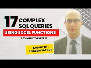 How to Write SQL Queries with Excel Functions