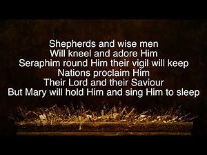 Candlelight Carol ~ Aled Jones ~ lyric video