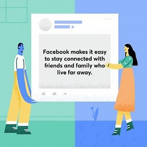 Facebook makes it easy to stay connected with friends and family who live far away. With Facebook, you can share what's new so they never miss a moment.