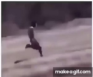 Man running meme on Make a GIF