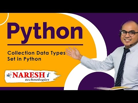 Set in Python | Collection Data Types in Python | Python Tutorial | Naresh IT