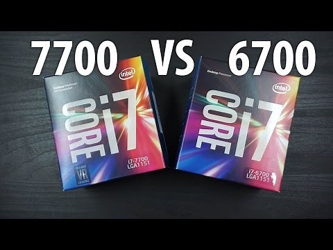 Intel Core i7-7700 Benchmarks + i7-6700 Comparison