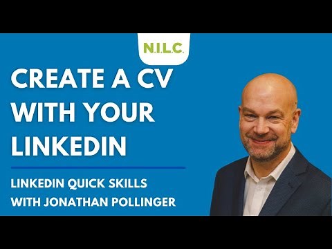 How To Create A CV/Resume Using Your LinkedIn Profile