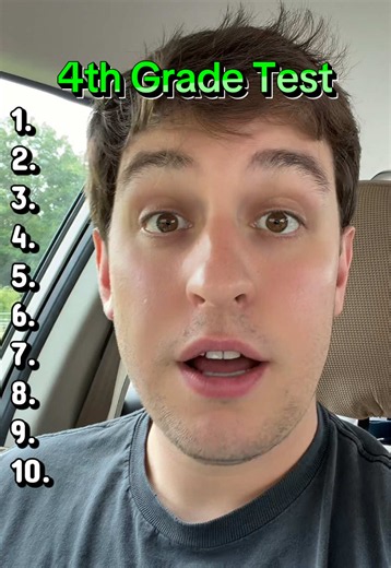 Are you smarter than a 4th grader? Let’s find out! #trivia #quiz #game #fyp #triviachallenge