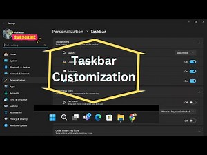 Windows 11 Taskbar Customization | How to Change Taskbar Position Windows 11