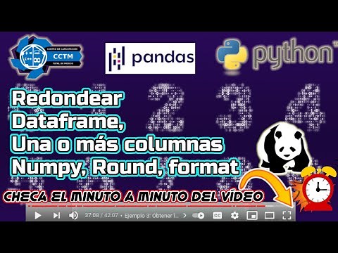 🐼 ¿Cómo redondear valores en un dataframe? | Numpy, round, format | Pandas | Python