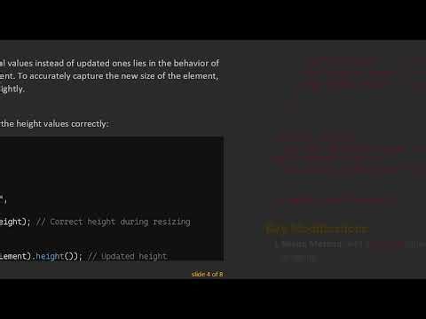 Resolving the jQuery UI Resizable Issue: Getting Updated Size Values
