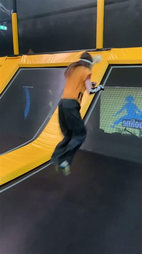 Trampoline park!!! #therian #furry #trampoline #trampolinepark #quadrobics #publicgearing