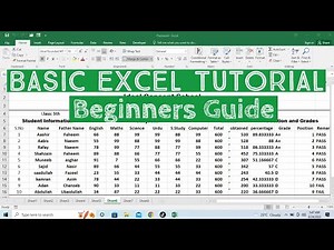 Best Basic Excel Tutorial For Beginners| Complete Beginners Guide To Excel | Super Easy Basic Excel