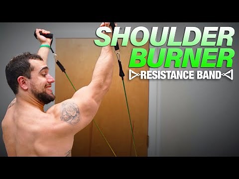 Resistance Band Shoulder Workout At Home to Get Ripped!