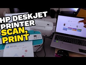 How To Do Scan To Computer With HP Deskjet and USB Cable and Print Double sided Guide!