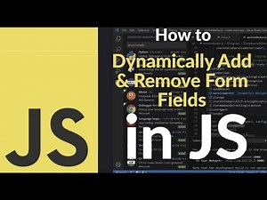 How to Dynamically Add and Remove Form Fields in JavaScript | Repeating Input Fields Made Easy