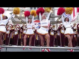 USC Band "Tribute to Troy, Fight On!" Union Square San Francisco California 2016