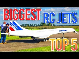 TOP 5 BIGGEST RC JET SCALE MODELS