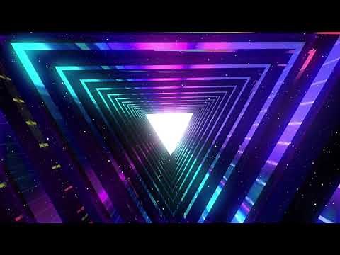 Abstract Tunnel VJ Motion Background || Neon Light Tunnel Free VJ Loops || 4K VJ Loops