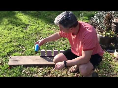 DIY BB Gun Reactive Targets no ricochet SAFE