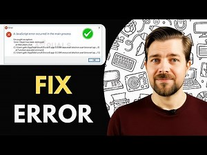How To Fix Javascript Error Occurred in The Main Process (2025)
