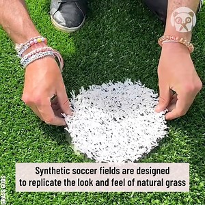 Satisfying process of setting up a synthetic soccer field Partner: Grass Gods | Bored Panda Art