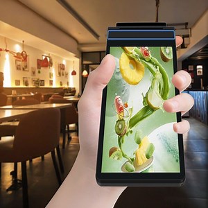 [Hot Item] 5.48 Inch POS Terminal 4G NFC Blut-Tooth Portable Android POS System Mobile POS Billing Handheld POS Terminal for Restaurant