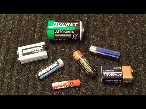 How To Test Standard AA, AAA, D, C, and 9V Batteries with a Multimeter