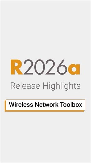 Wireless Network Toolbox | R2026a Release Highlights