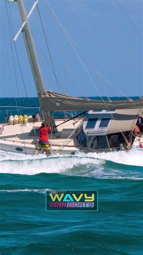 Sailboat Grounding at Boca Inlet - Shallow Waters Alert!