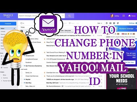 How to Add, Change, or Remove Recovery Mobile Phone Number in Yahoo?