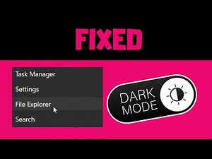 Enable Dark Mode in Windows File Explorer – EASY WAY!